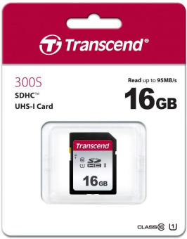 Карта памяти SD 16Gb Transcend SDHC CLASS 10 UHS-I U1