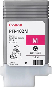 Картридж струйный Canon PFI-102M для IPF 500/600/700, пурпурный