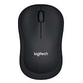 Мышь беспроводная Logitech B220 Wireless Silent черный