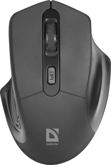 Мышь беспроводная Defender Datum MB-345 Wireless USB Black