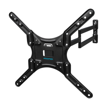 Крепление для телевизора Kromax DIX-25 (24"-55" макс.20кг настенный поворотно-выдвижной и наклон) Black