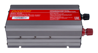 Преобразователь напряжения 500W" Digma DCI-500 (автомобильный, 12В, 220В, 500Вт, USB)