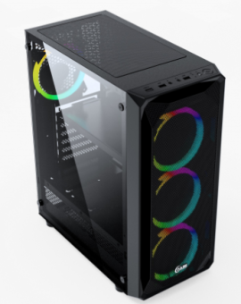 Корпус Powercase Mistral Z4 Mesh LED ATX чёрный