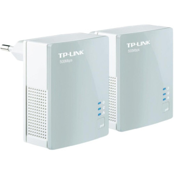 Адаптер Powerline TP-Link TL-PA4010 KIT AV600, 100 Мбит/с, белый