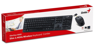 Клавиатура проводная Genius SlimStar 126 Black