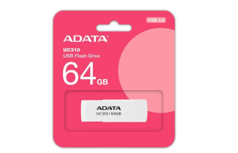 Флешка .64Gb ADATA [UC310] USB3.2, белый