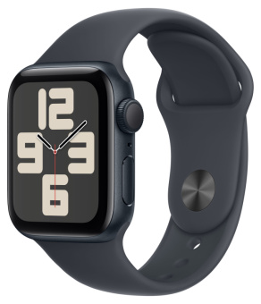 Смарт-часы Apple Watch SE 2024 44mm Sport Band Midnight (темнаяч ночь)