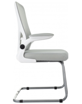 Кресло Бюрократ MC-W109 светло-серый TW-02 TW-20 полозья металл серебристый