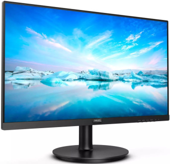 Монитор 21.5" PHILIPS 222V8LA (VA 1920x1080 4ms 75Hz VGA HDMI DP Speakers) Black