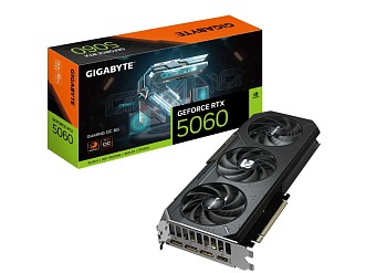 Видеокарта 8Gb Gigabyte GV-N5060GAMING OC-8GD (RTX5060) GDDR7 HDMI DP
