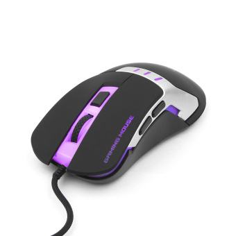 Мышь проводная Gembird MG-520 Gaming 3200dpi Подсветка USB черный