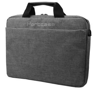 Сумка для ноутбука 14'' Portcase KCB-164 полиэстер серый