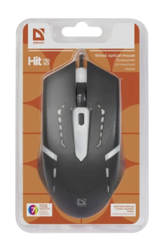 Мышь проводная Defender Hit MB-601 Black