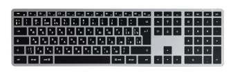 Клавиатура беспроводная Satechi Slim X3 Bluetooth Keyboard Space Gray