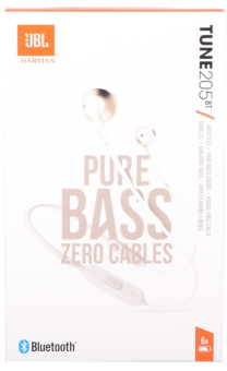 Наушники беспроводные JBL T205BT Gold