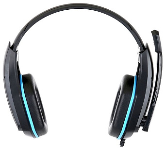 Наушники проводные Gembird MHS-G10 Gaming (мониторные, 20 - 20 000 Гц, 108 дБ) black-blue