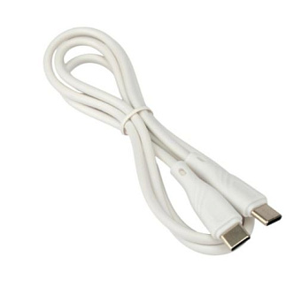 Кабель USB-C < - > USB-C, 1.0м, Cablexpert 60W White