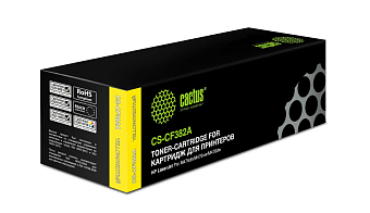 Картридж лазерный Cactus CS-CF382A для HP LJ Pro M476dn/M476nw/M476dw желтый