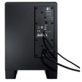 Акустическая система Logitech Z-313 (2x5, 15W, проводной ПДУ) черный
