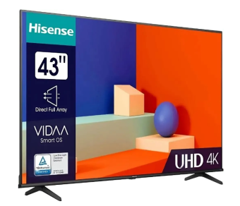 Телевизор 43" Hisense 43A6K LED 4K Ultra HD Black