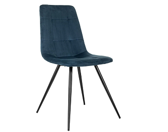 Кресло Бюрократ CH-K1 синий Holland 58 металл черный на ножках