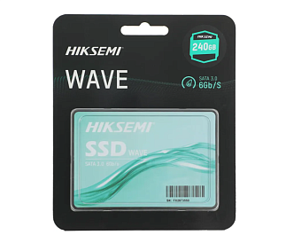 Накопитель SSD SATA .240Gb HIKVision Wave(S) Series (3D TLC, 530/400 Мбайт/сек)