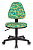 Кресло Бюрократ KD-4 (ткань, пружинно-винтовой мех. качания, до 100 кг) Зеленые карандаши