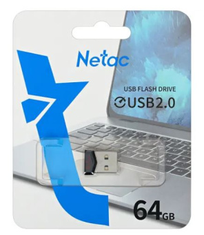 Флешка 4Gb Netac UM81 USB2.0 Ultra compact, черный