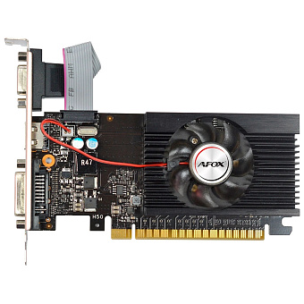 Видеокарта 1Gb AFOX AF710-1024D3L8 (GT710) GDDR3 64bit DVI HDMI VGA
