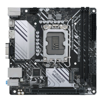 Материнская плата Socket-1700 ASUS PRIME H610I-PLUS D4-CSM (H610) 2*DDR4 1*PCI-Ex16 M.2 HDMI DP VGA 