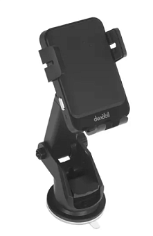 Автодержатель с зарядкой Dunobil Fix Auto Black (с функцией беспроводной зарядки)
