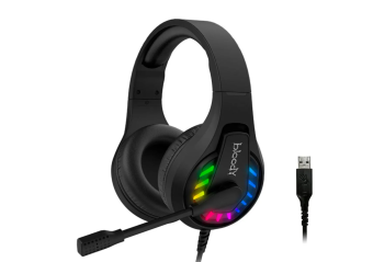 Наушники проводные A4Tech Bloody G230 (микрофон, 20 Гц - 20 кГц, 105 дБ, 7.1 Virtual Sound, подсветка Neon, 2м, USB)