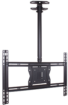 Крепление для телевизора Kromax COBRA-4 (15"-75" макс.65кг потолочный поворот и наклон) Black