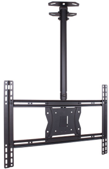 Крепление для телевизора Kromax COBRA-4 (15"-75" макс.65кг потолочный поворот и наклон) Black