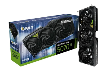 Видеокарта 16Gb PALIT RTX 5070 Ti GAMINGPRO-S (RTX5070Ti) GDDR7 HDMI DP