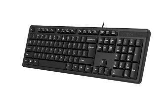 Клавиатура проводная A4Tech KK-3 USB черный
