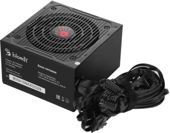 Блок питания .500W Bloody BD-PS500W 120мм, 80+, черный