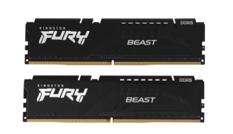 Модуль памяти DDR5 64Gb 6000MHz Kingston Fury Beast Black EXPO CL30 (Kit of 2)