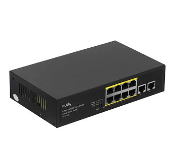Коммутатор 10 port Cudy FS1010P 100 Мбит/с 8*PoE