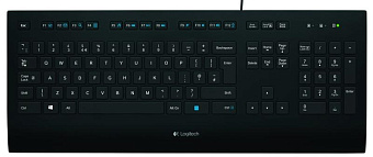 Клавиатура проводная Logitech K280E Black