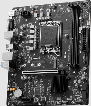 Материнская плата Socket-1700 MSI PRO B760M-E DDR5 (B760) 2xDDR5 HDMI VGA mATX