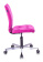 Кресло Бюрократ CH-330M (ткань, без мех. качания, крест. металл, до 120 кг) Малиновый