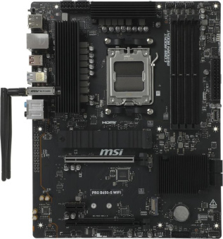 Материнская плата Socket AM5 MSI PRO B650-S WIFI (B650) 4*DDR5 HDMI DP ATX