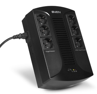 ИБП Sven UP-L1000E 510W, 1000VA, 6 eurosockets
