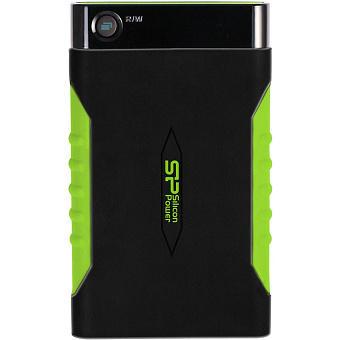 Внешний жесткий диск 1Tb Silicon Power Armor A15 2.5" USB3.0 черный/зеленый