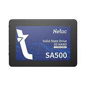Накопитель SSD SATA 1Tb Netac SA500 (TLC, 530/475 Мбайт/сек, 480 TBW)