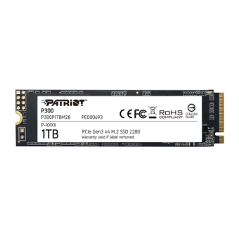 Накопитель SSD M.2 2Tb Patriot P300 (PCI-E 3.0 x4, 2100/160 Мбайт/сек)