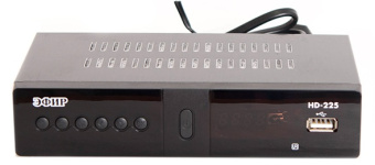 Тюнер TV Сигнал Эфир HD-225 DVB-T2, черный