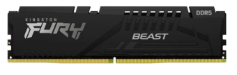 Модуль памяти DDR5 16Gb 6000MHz Kingston FURY Beast White RGB EXPO