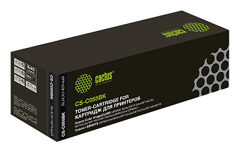Картридж лазерный Cactus CS-C055BK для Canon, 2300 стр. черный